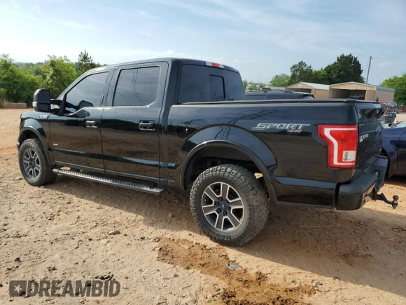 2016 Ford F-150 XLT with VIN 1FTEW1EP8GFB77175, listed as a Copart auction lot 55331025 with 153,072 mi miles and Salvage Title. Bid and sale history available at carsss.com. Image 2.