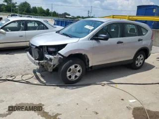 2012 Honda CR-V LX with VIN 5J6RM4H39CL025185, listed as a Copart auction lot 61725445 with 80,780 mi miles and Salvage title. Bid and sale history available at DreamBid. Image 1.