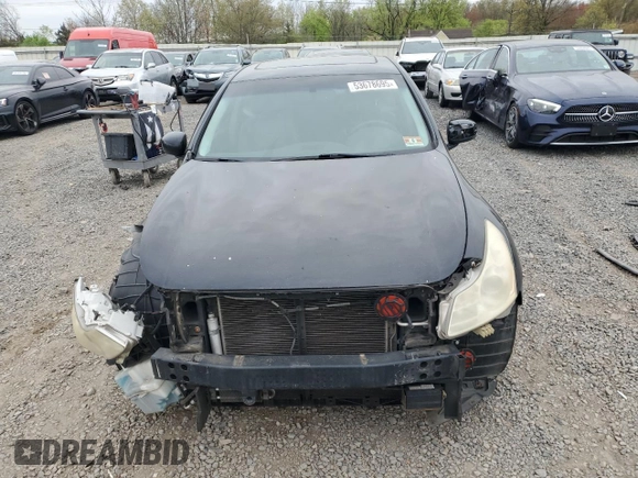 2007 Infiniti G35 Sedan G35x with VIN JNKBV61F17M822839, listed as a Copart auction lot 53678695 with 190,655 mi miles and Salvage Title. Bid and sale history available at carsss.com. Image 5.