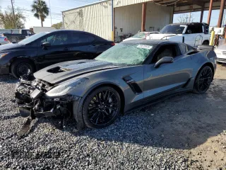 2016 Chevrolet Corvette Z06 3LZ with VIN 1G1YU2D64G5606750, listed as a Copart auction lot 85672634 with 52,227 mi miles and Salvage Title. Bid and sale history available at carsss.com. Image 1.