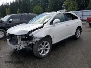 2010 Lexus RX 350 z VIN JTJBK1BA4A2418112, wystawiony jako Copart lot #53911515 z przebiegiem 120 368 mil mil oraz Szkoda całkowita • Salvage title. Historia ofert i sprzedaży dostępna na DreamBid. Obrazek 1.