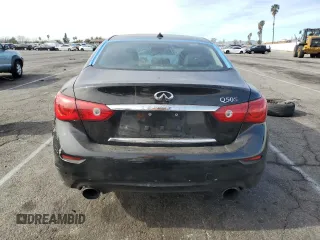 2015 Infiniti Q50 Premium with VIN JN1BV7AP5FM331451, listed as a Copart auction lot 63052025 with Not provided miles and Salvage title. Bid and sale history available at DreamBid. Image 6.