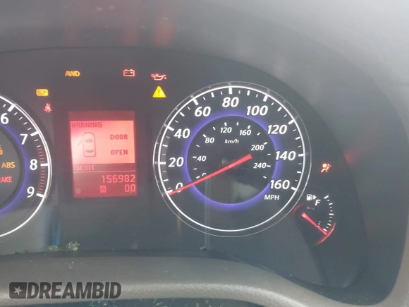 2009 Infiniti G37 x with VIN JNKCV64F79M653851, listed as a IAAI auction lot 41151205 with 156,982 mi miles and . Bid and sale history available at DreamBid. Image 7.
