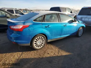 2012 Ford Focus Titanium with VIN 1FAHP3J22CL329081, listed as a Copart auction lot 87193154 with 126,347 mi miles and Salvage Title. Bid and sale history available at carsss.com. Image 3.