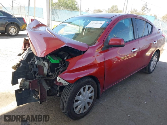 2014 Nissan Versa SV with VIN 3N1CN7AP5EL871556, listed as a IAAI auction lot 42022208 with 1 mi miles. Bid and sale history available at carsss.com. Image 17.
