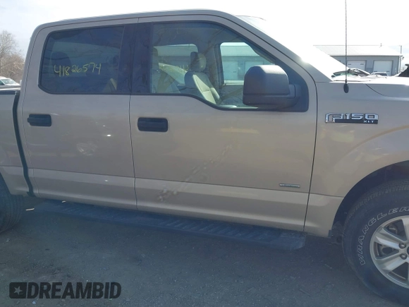 2017 Ford F-150 XL with VIN 1FTEW1EP7HKC27833, listed as a IAAI auction lot 41826574 with 38,116 mi miles. Bid and sale history available at carsss.com. Image 13.