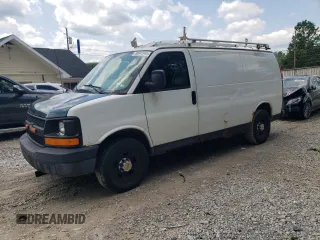 2008 Chevrolet Express Cargo z VIN 1GCGG25C181222190, wystawiony jako Copart lot #60042645 z przebiegiem 252 090 mil mil oraz Czysty tytuł • Clean title. Historia ofert i sprzedaży dostępna na DreamBid. Obrazek 1.