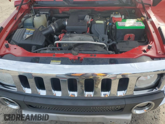 2008 Hummer H3 SUV Luxury with VIN 5GTEN13E588121861, listed as a Copart auction lot 83761754 with 182,940 mi miles and Salvage Title. Bid and sale history available at carsss.com. Image 12.