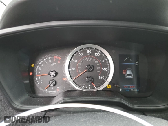2022 Toyota Corolla Cross LE с VIN 7MUBAABG2NV037163, выставлен на аукционе Copart как лот 53653215 с пробегом 23 400 миль миль и Списание • Salvage title. История ставок и продаж доступна на DreamBid. Изображение 9.
