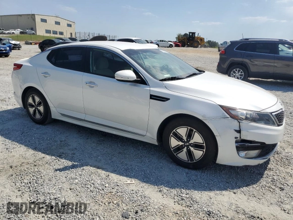 2012 Kia Optima Hybrid with VIN KNAGM4AD2C5024204, listed as a Copart auction lot 51209595 with 165,222 mi miles and Clean Title. Bid and sale history available at carsss.com. Image 4.