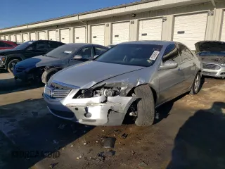 2005 Acura RL with VIN JH4KB16555C001760, listed as a Copart auction lot 42509665 with 0 mi miles and Salvage Title. Bid and sale history available at carsss.com. Image 1.