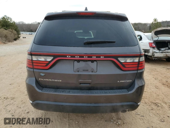 2016 Dodge Durango Limited with VIN 1C4RDHDG0GC437250, listed as a Copart auction lot 47096675 with 196,414 mi miles and Salvage Title. Bid and sale history available at carsss.com. Image 6.