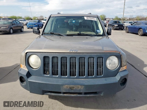 2008 Jeep Patriot Sport with VIN 1J8FT28W78D518545, listed as a Copart auction lot 50783435 with 177,788 mi miles and Salvage Title. Bid and sale history available at carsss.com. Image 5.
