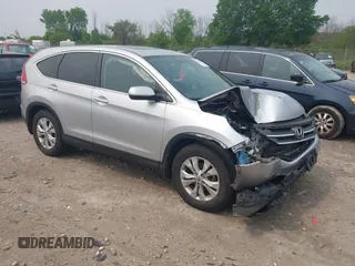 2013 Honda CR-V EX z VIN 2HKRM4H50DH689209, wystawiony jako IAAI lot #42364820 z przebiegiem 133 791 mil mil oraz . Historia ofert i sprzedaży dostępna na DreamBid. Obrazek 1.