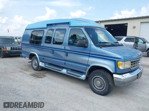 1994 Ford Econoline Cargo with VIN 1FDHS24HXRHB91364, listed as a IAAI auction lot 42482721 with 88,658 mi miles and . Bid and sale history available at DreamBid. Image 1.