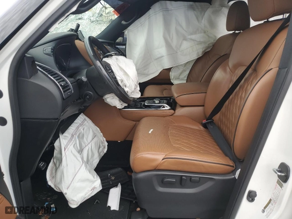 2024 Infiniti QX80 SENSORY with VIN JN8AZ2BE6R9326123, listed as a Copart auction lot 43717935 with 0 mi miles and Salvage Title. Bid and sale history available at carsss.com. Image 7.