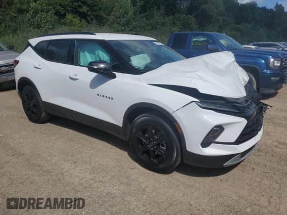 2024 Chevrolet Blazer LT with VIN 3GNKBJRS2RS144935, listed as a Copart auction lot 68019324 with Not provided miles and Salvage title. Bid and sale history available at DreamBid. Image 4.