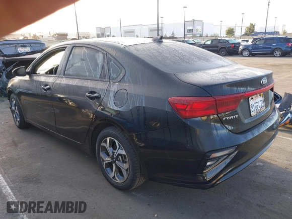 2021 Kia Forte FE with VIN 3KPF24AD1ME407089, listed as a IAAI auction lot 41707743 with 34,411 mi miles. Bid and sale history available at carsss.com. Image 3.