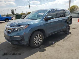 2022 Honda Pilot EX-L with VIN 5FNYF6H56NB009475, listed as a Copart auction lot 53142705 with 66,469 mi miles and Non repairable. Bid and sale history available at DreamBid. Image 1.