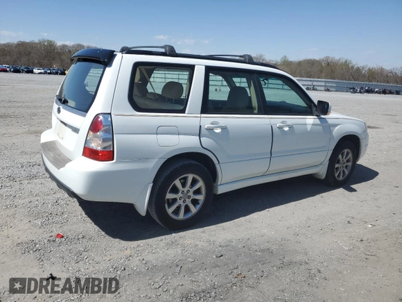 2007 Subaru Forester X w/Premium Pkg with VIN JF1SG65687H737596, listed as a Copart auction lot 50510435 with 189,388 mi miles and Salvage Title. Bid and sale history available at carsss.com. Image 3.