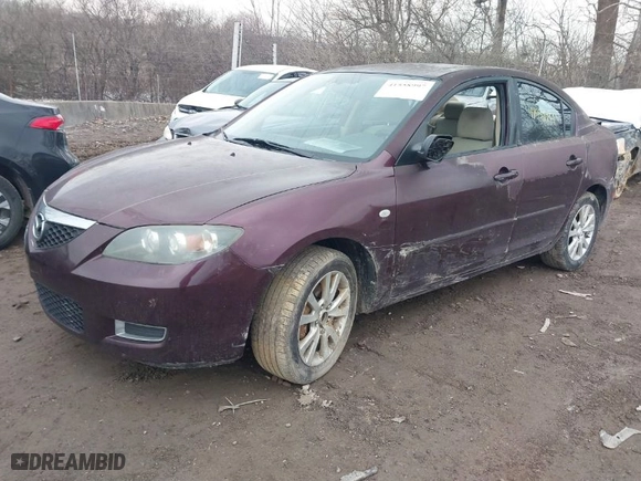 2007 Mazda Mazda3 i Sport with VIN JM1BK12F071742896, listed as a IAAI auction lot 41558997 with 225,728 mi miles. Bid and sale history available at carsss.com. Image 2.