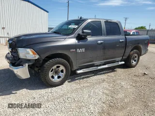 2017 Ram 1500 Lone Star z VIN 3C6RR6LT9HG637098, wystawiony jako Copart lot #55029165 z przebiegiem 98 995 mil mil oraz Szkoda całkowita • Salvage title. Historia ofert i sprzedaży dostępna na DreamBid. Obrazek 1.