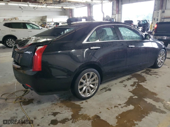 2017 Cadillac ATS Sedan Luxury AWD with VIN 1G6AH5RX9H0182077, listed as a Copart auction lot 70818574 with 42,670 mi miles and Salvage Title. Bid and sale history available at carsss.com. Image 3.