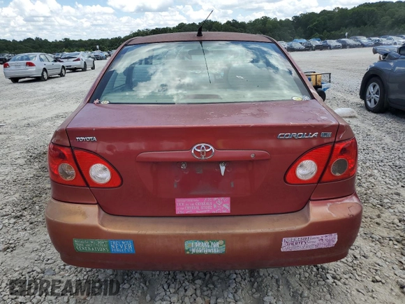 2006 Toyota Corolla CE with VIN 1NXBR32E46Z702439, listed as a Copart auction lot 65167725 with 248,077 mi miles and Clean title. Bid and sale history available at DreamBid. Image 6.