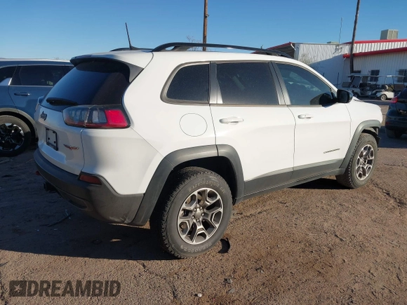 2022 Jeep Cherokee Trailhawk with VIN 1C4PJMBX7ND508415, listed as a IAAI auction lot 41410629 with 30,814 mi miles. Bid and sale history available at carsss.com. Image 4.