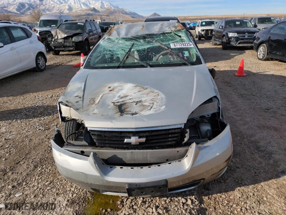 2007 Chevrolet Malibu LS w/2FL with VIN 1G1ZS57N87F283506, listed as a Copart auction lot 87729225 with 137,152 mi miles and Salvage Title. Bid and sale history available at carsss.com. Image 5.
