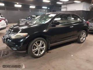 2011 Nissan Murano CrossCabriolet with VIN JN8AZ1FY1BW001739, listed as a IAAI auction lot 41763382 with 126,659 mi miles. Bid and sale history available at carsss.com. Image 2.