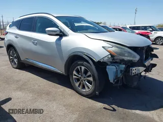 2018 Nissan Murano S z VIN 5N1AZ2MG1JN125506, wystawiony jako IAAI lot #42262217 z przebiegiem Nie podano mil oraz . Historia ofert i sprzedaży dostępna na DreamBid. Obrazek 1.