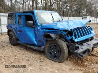 2022 Jeep Wrangler Unlimited Sport z VIN 1C4HJXDN6NW232539, wystawiony jako Copart lot #43936495 z przebiegiem 29 571 mil mil oraz Szkoda całkowita • Salvage title. Historia ofert i sprzedaży dostępna na DreamBid. Obrazek 4.