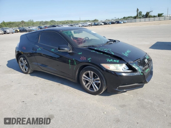 2011 Honda CR-Z with VIN JHMZF1C47BS007513, listed as a Copart auction lot 52969735 with 134,408 mi miles and Salvage Title. Bid and sale history available at carsss.com. Image 4.