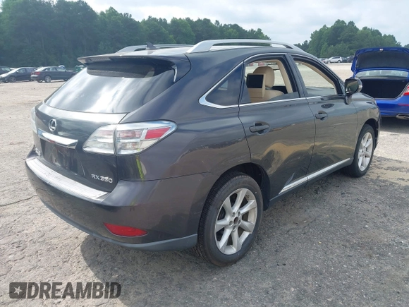 2010 Lexus RX 350 with VIN 2T2BK1BA8AC051747, listed as a IAAI auction lot 42625096 with 221,001 mi miles and . Bid and sale history available at DreamBid. Image 4.