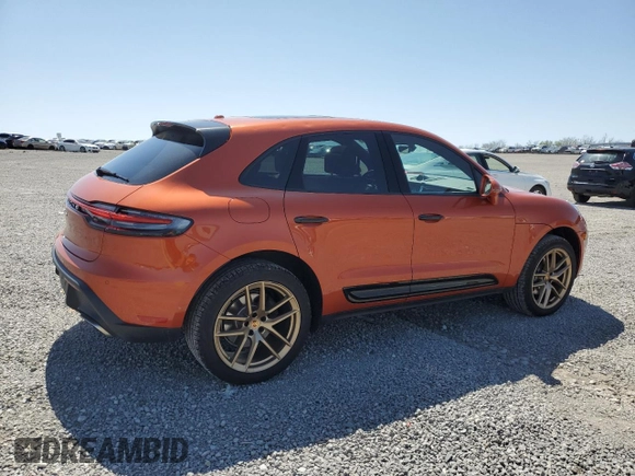 2025 Porsche Macan z VIN WP1AA2A59SLB01593, wystawiony jako Copart lot #50846695 z przebiegiem 5 487 mil mil oraz Szkoda całkowita • Salvage title. Historia ofert i sprzedaży dostępna na DreamBid. Obrazek 3.