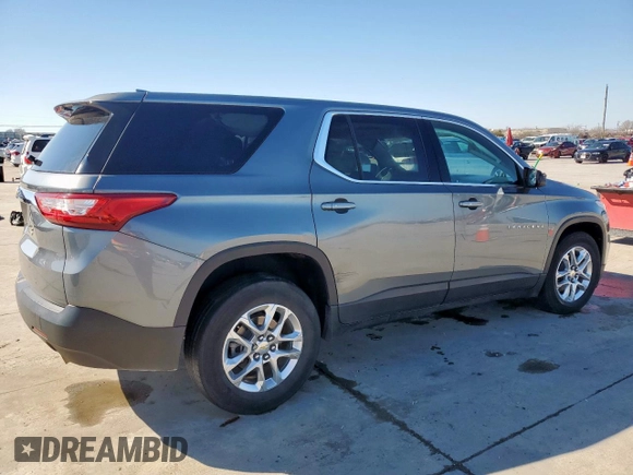 2021 Chevrolet Traverse LS with VIN 1GNERFKW9MJ150468, listed as a Copart auction lot 45326615 with 64,980 mi miles and Clean Title. Bid and sale history available at carsss.com. Image 3.