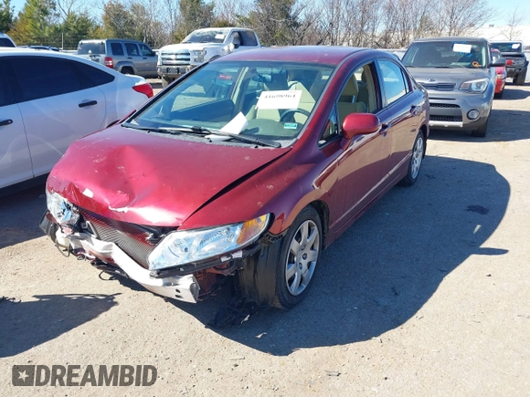 2008 Honda Civic LX with VIN 1HGFA16568L117545, listed as a IAAI auction lot 41698964 with 85,933 mi miles and . Bid and sale history available at DreamBid. Image 2.