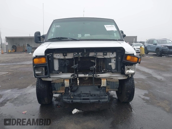 2008 Ford Econoline Cargo Commercial with VIN 1FTNS24L38DA02653, listed as a IAAI auction lot 41118303 with 185,433 mi miles and . Bid and sale history available at DreamBid. Image 12.