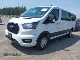 2023 Ford Transit Passenger XL with VIN 1FBAX2Y87PKA89557, listed as a IAAI auction lot 42580341 with 34,151 mi miles and . Bid and sale history available at DreamBid. Image 2.