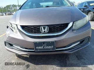 2015 Honda Civic EX with VIN 19XFB2F85FE037283, listed as a IAAI auction lot 42036917 with 109,390 mi miles and . Bid and sale history available at DreamBid. Image 6.