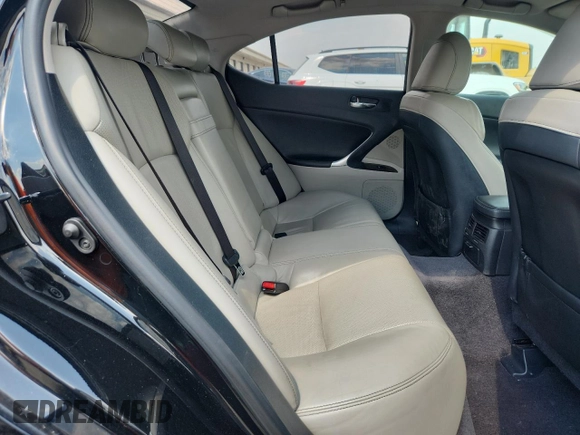 2011 Lexus IS 250 with VIN JTHCF5C28B5044712, listed as a Copart auction lot 62860335 with 126,814 mi miles and Salvage title. Bid and sale history available at DreamBid. Image 10.