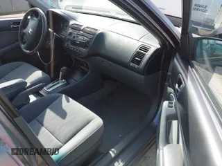 2004 Honda Civic LX with VIN 2HGES16524H565541, listed as a IAAI auction lot 41916313 with 120,537 mi miles. Bid and sale history available at carsss.com. Image 5.