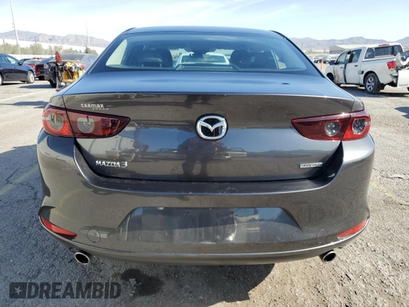 2021 Mazda 3 Select with VIN 3MZBPABL6MM250571, listed as a Copart auction lot 54455515 with 33,460 mi miles and Salvage title. Bid and sale history available at DreamBid. Image 6.
