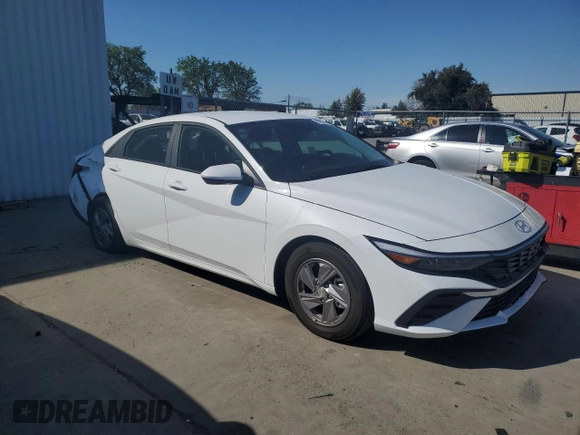 2024 Hyundai Elantra SE with VIN KMHLL4DG5RU845818, listed as a Copart auction lot 50659615 with 6,628 mi miles and Salvage Title. Bid and sale history available at DreamBid. Image 4.