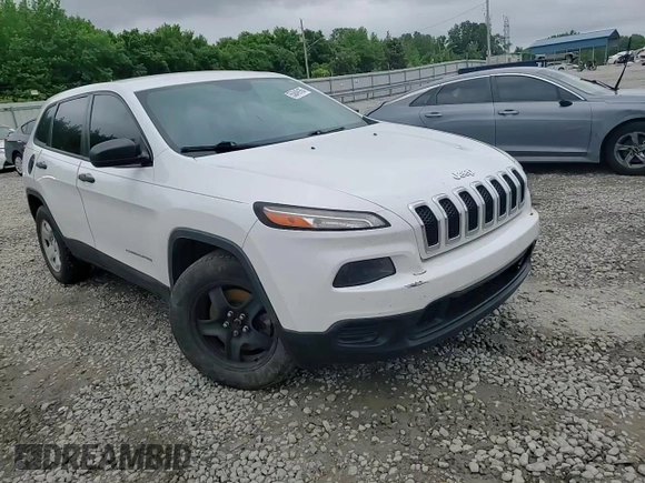 2016 Jeep Cherokee Sport with VIN 1C4PJLAB3GW230202, listed as a Copart auction lot 55849105 with 89,341 mi miles and Salvage title. Bid and sale history available at DreamBid. Image 14.