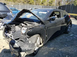 2017 Hyundai Veloster with VIN KMHTC6AD7HU321302, listed as a Copart auction lot 44180275 with 66,285 mi miles and Salvage Title. Bid and sale history available at carsss.com. Image 1.
