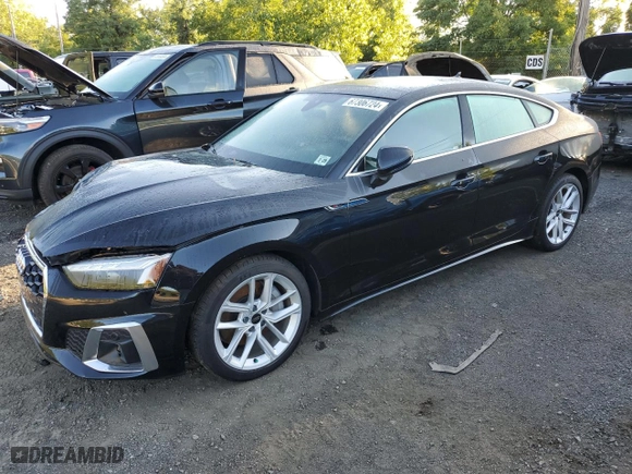 2024 Audi A5 Sportback S line Premium with VIN WAUDACF55RA027816, listed as a Copart auction lot 67306724 with 3,622 mi miles and Salvage Title. Bid and sale history available at carsss.com. Image 1.