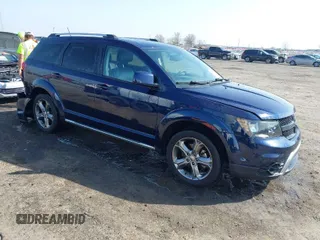2017 Dodge Journey Crossroad Plus with VIN 3C4PDCGG2HT581541, listed as a IAAI auction lot 41805159 with 142,470 mi miles. Bid and sale history available at carsss.com. Image 1.