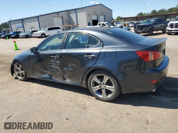 2011 Lexus IS 250 with VIN JTHBF5C29B5134639, listed as a Copart auction lot 52558875 with 265,102 mi miles and Salvage Title. Bid and sale history available at DreamBid. Image 2.